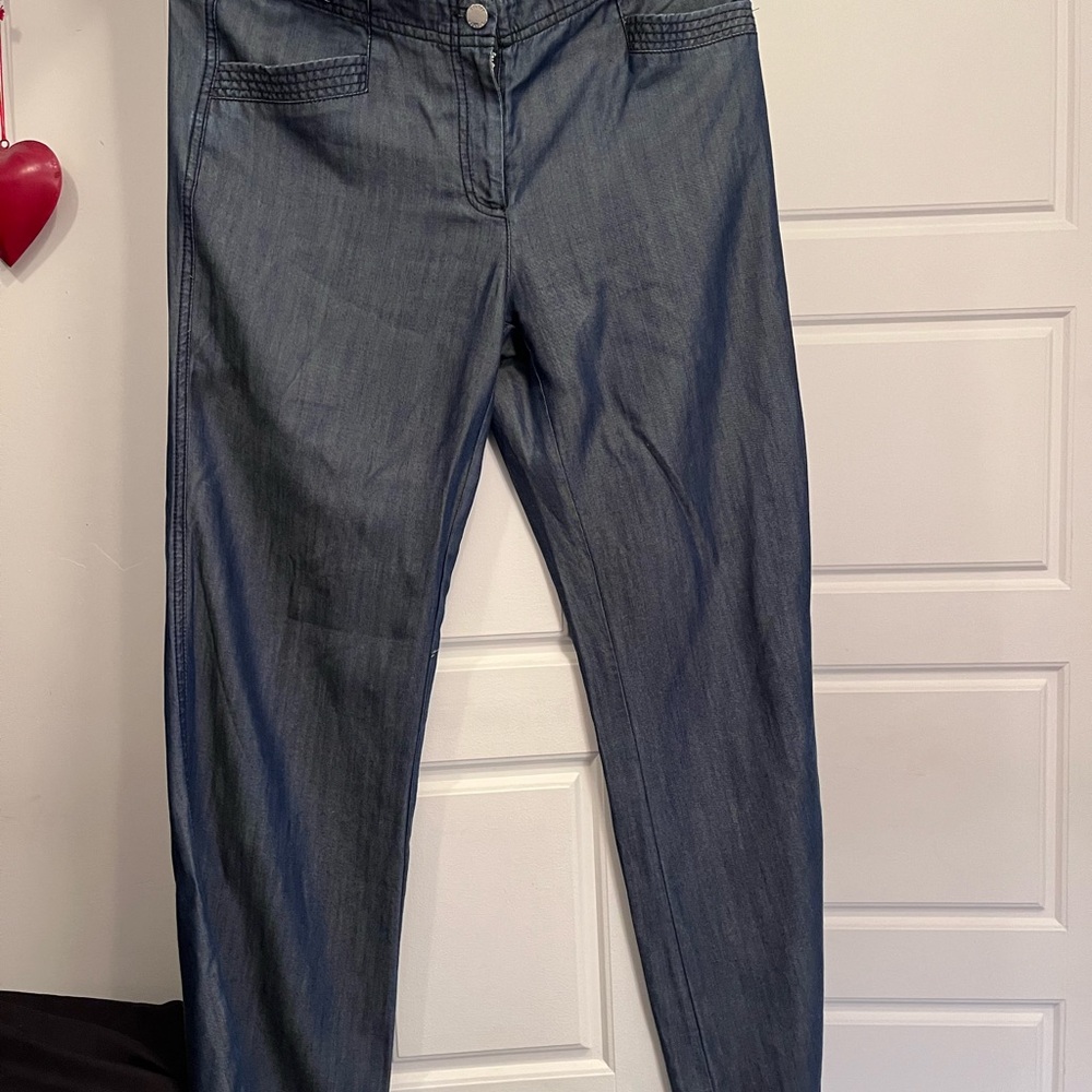 Stylish Blue Denim Women's Pants